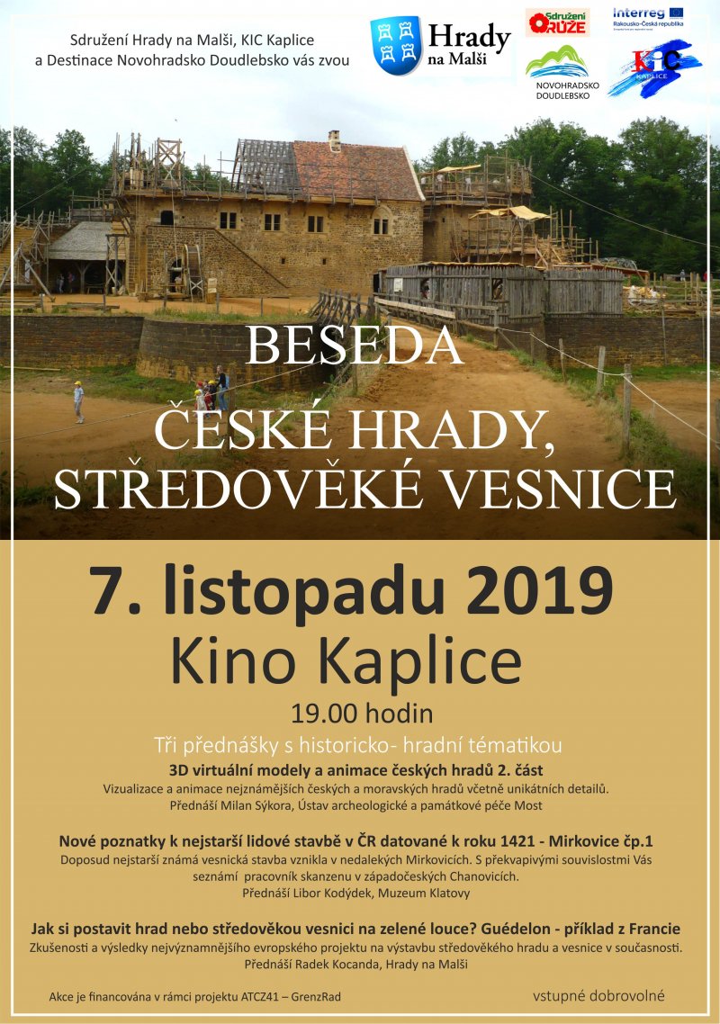 Beseda ČESKÉ HRADY A STŘEDOVĚKÉ VESNICE