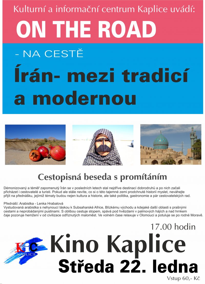 Cestopisná beseda s promítáním - Írán