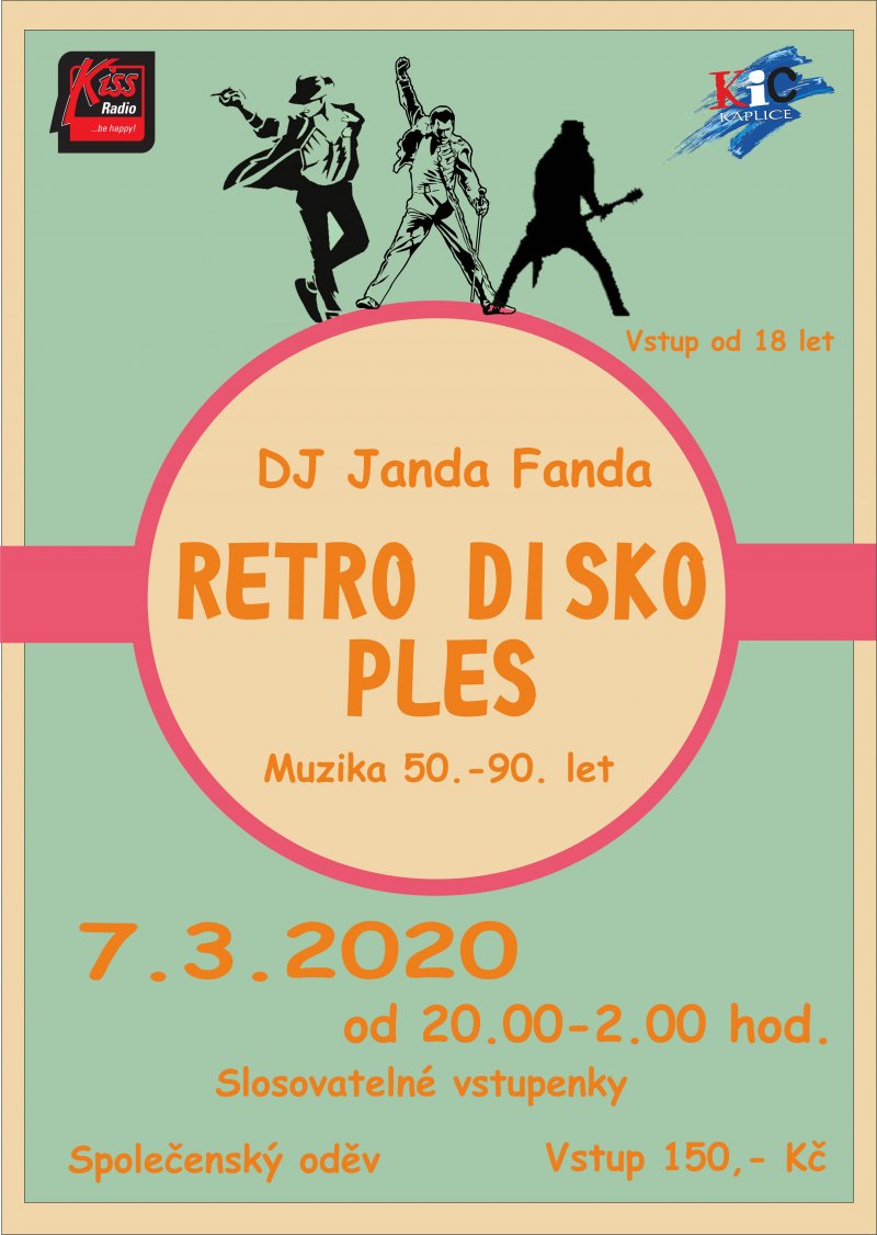 Retro disko ples