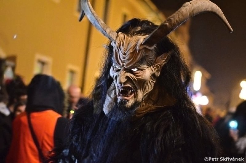 Krampus show Kaplice 2012