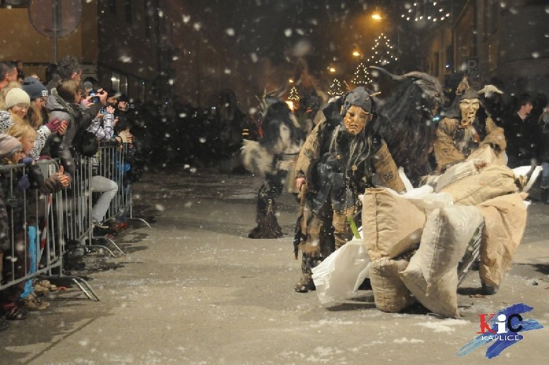 Krampus show Kaplice 2014