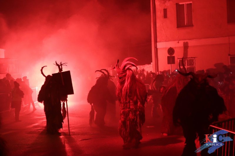 Krampus show Kaplice 2017